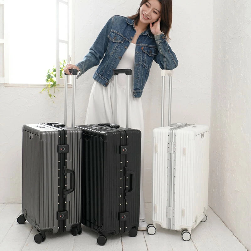 スーツケース HoldOn TRAVEL Sサイズ 35L/Mサイズ 51L フロントオープン HOT-SCPM004