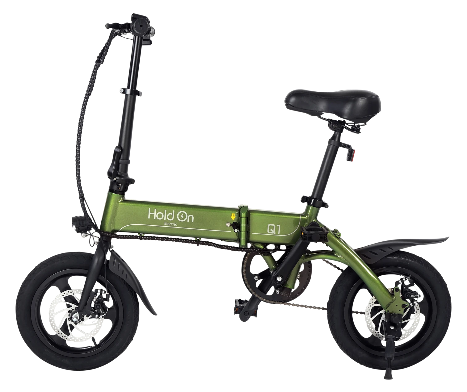 ★新品未使用★ミニベロ★Hold On★電動アシスト自転車★ホワイト★ 軽い、便利、かっこいい。折り畳み電動アシスト自転車のHoldOn